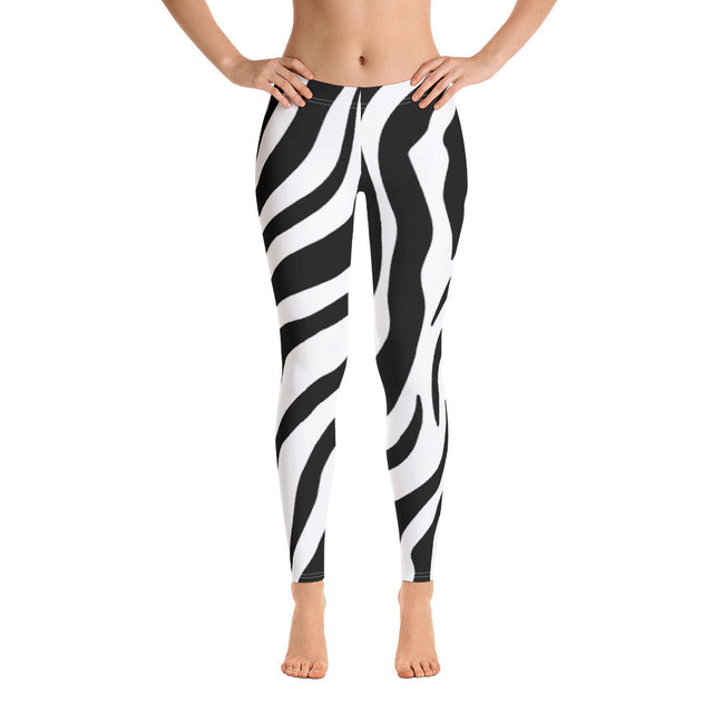 Zebra Print Leggings-0